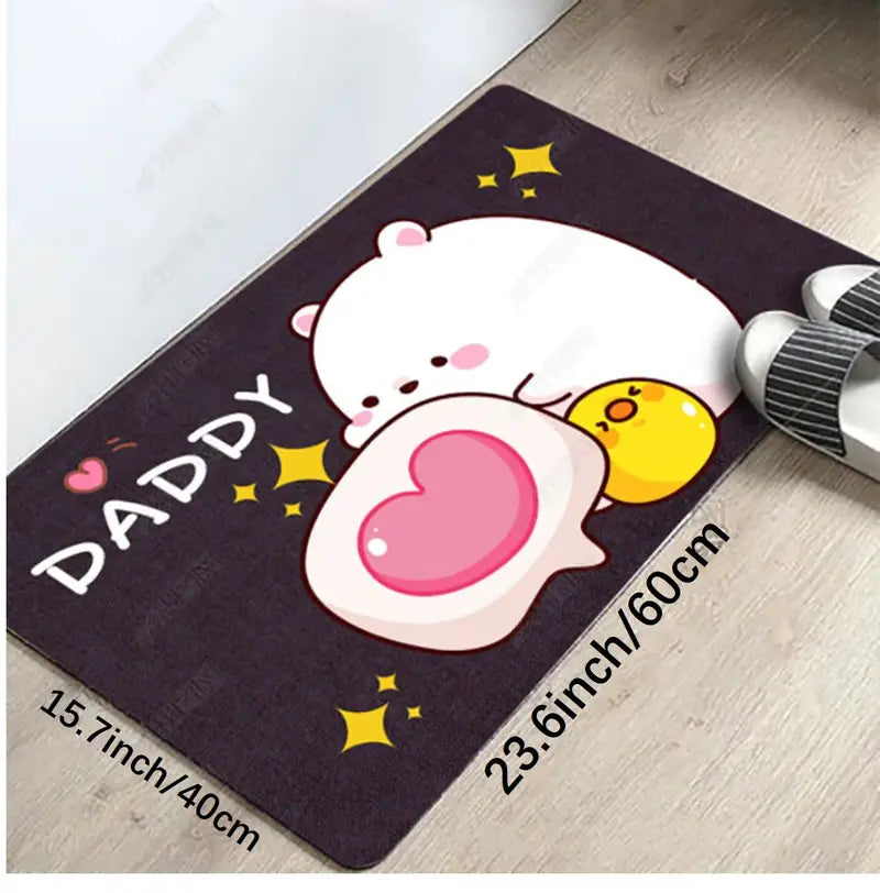 Cartoon Floor Mat for Living Room and Entrance Door