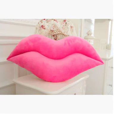 Creative Plush Big Lips Pillow - Large Red Cushion