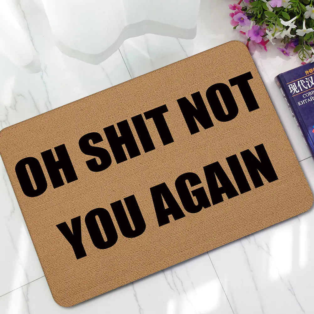 Grappige rubberen deurmat - Absorberende antislip badmat
