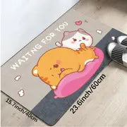 Cartoon Floor Mat for Living Room and Entrance Door