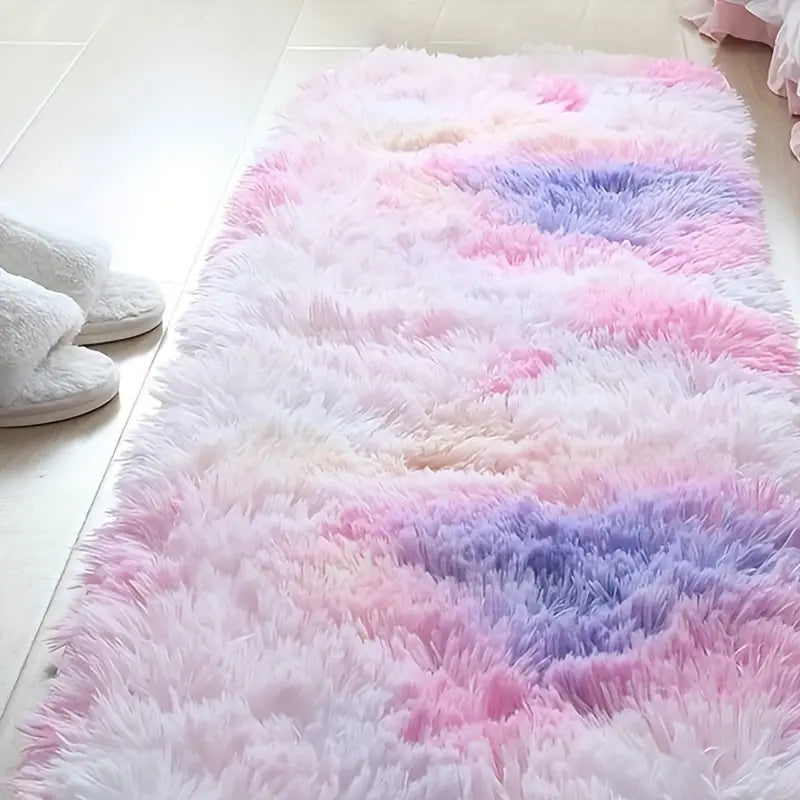 Colorful Fluffy Shaggy Rug for Living Room Comfort