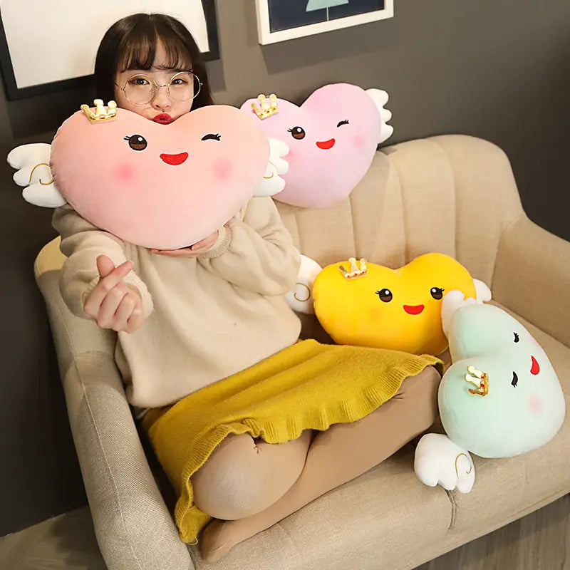 Angel Wings Plush Love Pillow Cushion Toy