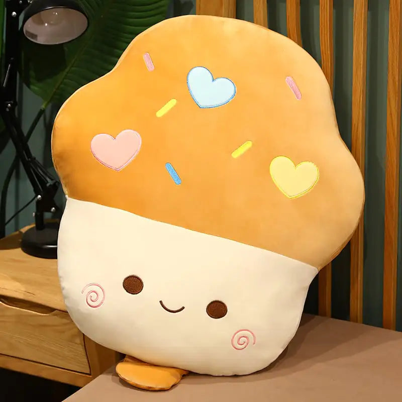 Ice Cream Plush Toy Soft Doll Fruit Pillow Decor