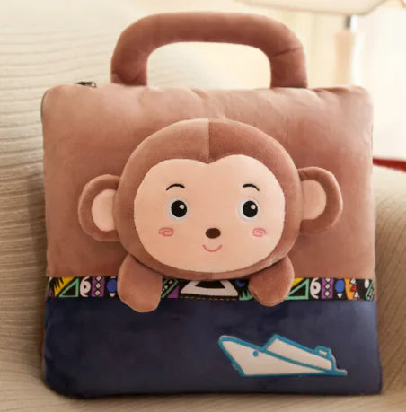 Functioneel cartoon kussen en deken