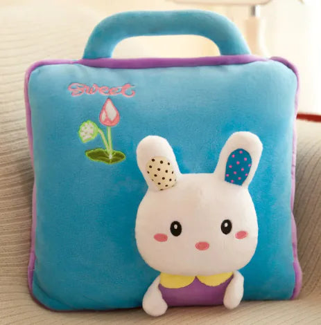 Functioneel cartoon kussen en deken