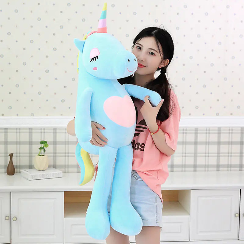 Cute Unicorn Plush Toy Pillow for Girls (Large)