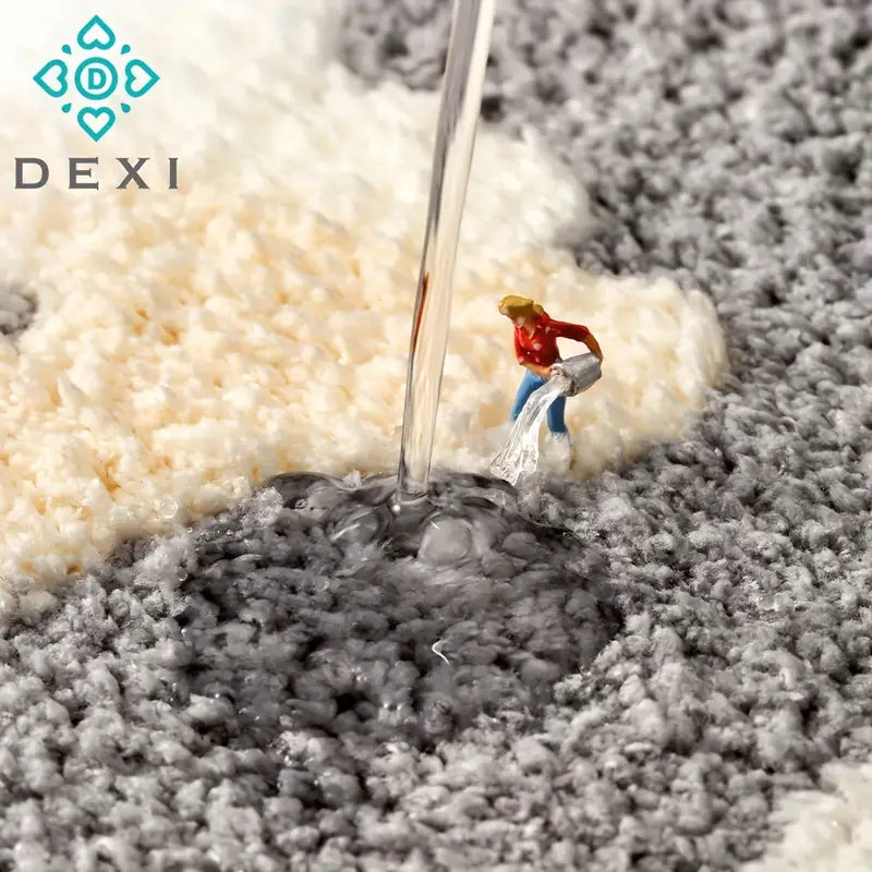 Absorbent Non-Slip Toilet Floor Mat for Bathroom