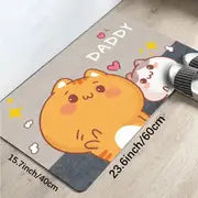 Cartoon Floor Mat for Living Room and Entrance Door