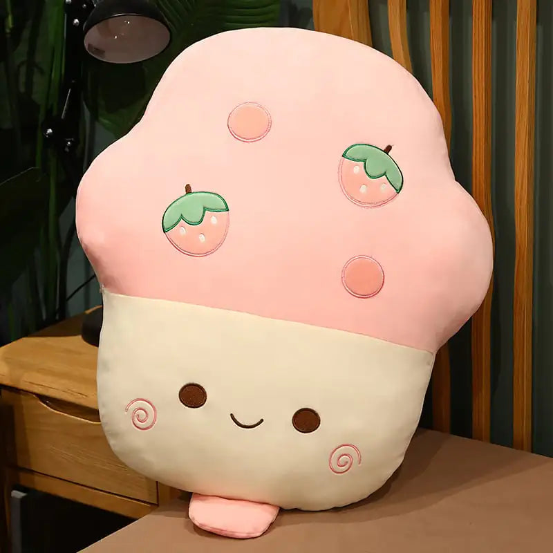 Ice Cream Plush Toy Soft Doll Fruit Pillow Decor